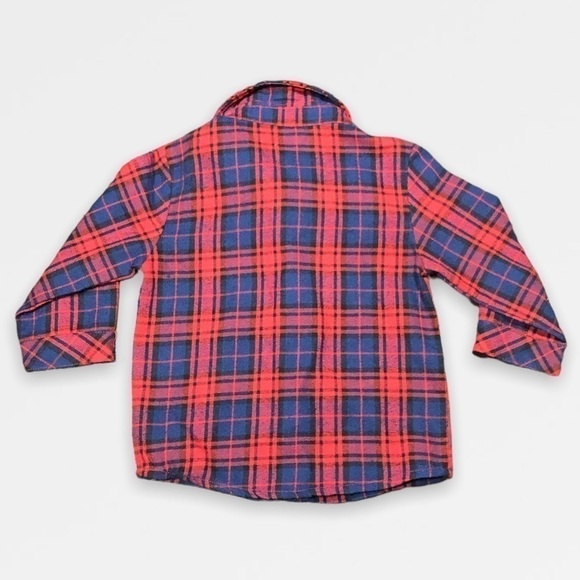 Red Plaid Button Down Shirt - Picture 3 of 3